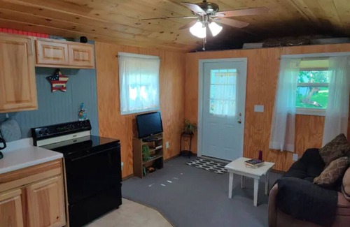 Bruno Cabin | Tiny House on the Farm: Watch Farm Animals, Near Buffalo River