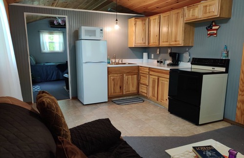 Bruno Cabin | Tiny House on the Farm: Watch Farm Animals, Near Buffalo River