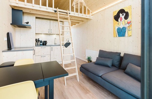 Ouddorp Ski Chalet | Tiny house where your dog is welcome as well!