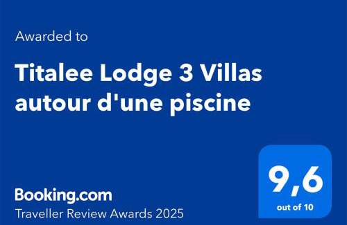 Saint-Francois Cabin | Titalee Lodge 3 Villas autour d'une piscine