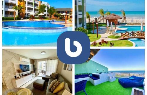 Porto das Dunas Apartment | Top Apartamentos TerraMaris - Pé na Areia, vista mar, Wifi , Familias, piscinas