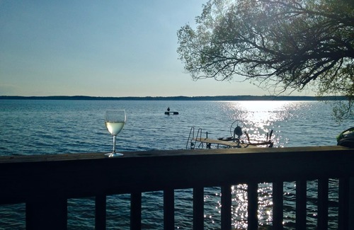 Alden Cottage | Torch Lake Exceptional Lakefront Cottage and Guest House - with Sandy Beach