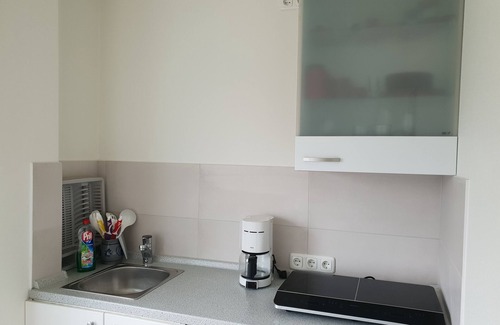 Monheim Apartment | Trade fair CGN/DUS DG studio apartment for 1-4 persons, can be extended by renting out