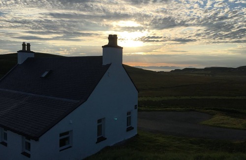 Bornesketaig Cottage | Traditional Croft House, modern interior, in stunning landscape, near the coast.