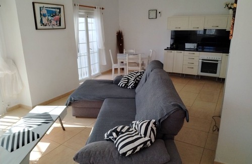 Punta Mujeres Apartment | Traditional seafront ground floor apartment. Children free in summer.