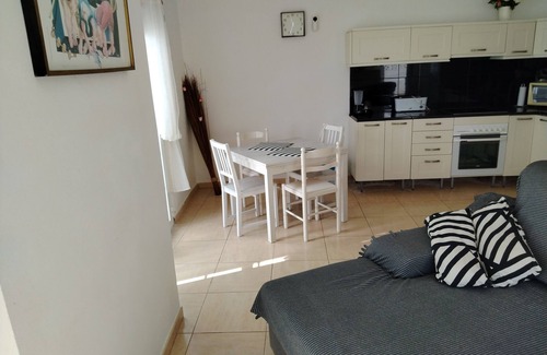 Punta Mujeres Apartment | Traditional seafront ground floor apartment. Children free in summer.