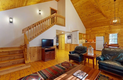 Northport Cabin | Tranquil dog-friendly cabin with full kitchen, fireplace & nearby recreation