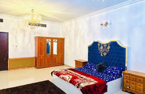 Ajman Apartment | Tranquil Haven King Bed Ensuite Fully Furnished Bedroom