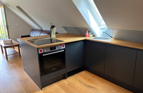 Bulmer Apartment | Tranquil Pond View Loft Retreat in Sudbury