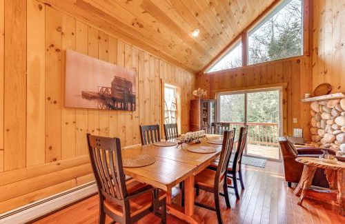 Thornton House | Tranquil Thornton Cabin Deck, Views and Game Room!