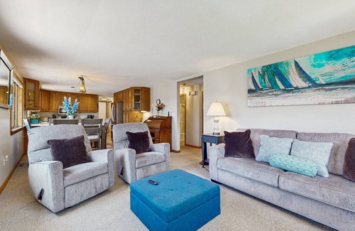 York Harbor House | Tranquil waterfront home with stunning views, a spacious deck, and a BBQ grill