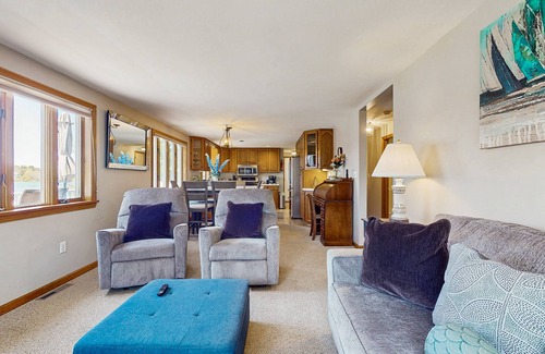 York Harbor House | Tranquil waterfront home with stunning views, a spacious deck, and a BBQ grill
