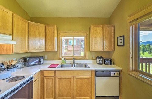 Trego Cabin | Trego Resort-Style Cabin w/Lake,Trails & 40 Acres