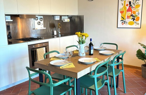 Montaione Condo | Tuscan Farmhouse Getaway: Private garden, fantastic pool and panoramic view!