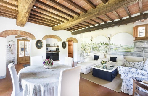 Oliveto House | Tuscan house with big patio, private pool, garden, wheelchair- and pet-friendly