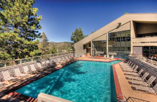 Tahoe Village Apartment | Two–2BR Villa with Full Kitchen, Fireplace + Pool, Hot Tubs & Games