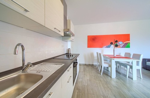 Salatic Apartment | Two bedroom apartment with terrace and sea view Vrh, Krk (A-17951-b)