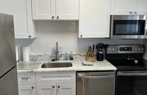 Indian Shores Condo | Two Bedroom ground floor condo on the intercoastal across from the beach