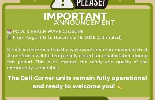 San Fernando Apartment | Two Bedroom - The Bali Corner at Azure North