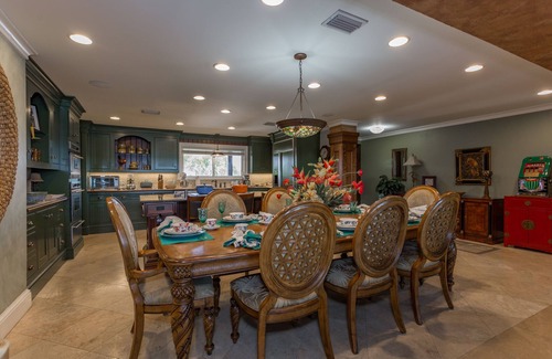 Villa Primera House | Two kitchens, 2 living areas, 5 beds, 4 baths & game room! Soundfront pool
