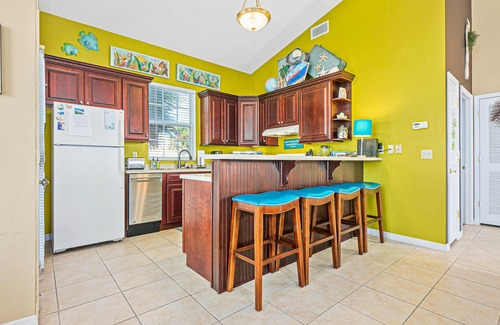 St. Augustine Beach House | Two-level home with partial ocean view, balcony, WiFi, & W/D - walk to the beach