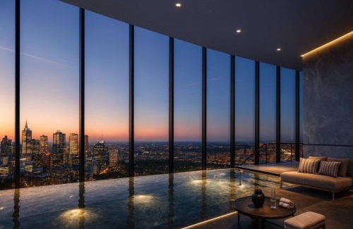 Southbank Apartment | Two-Level Top Floor Penthouse Melbourne Square