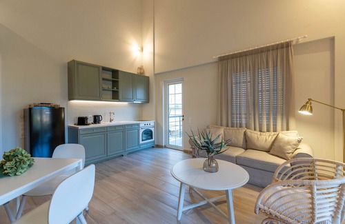 Psathopirgos Apartment | Two Olive Trees - "Olive" Apartment - 2 bedrooms - Sea View