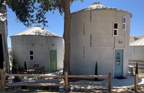 San Miguel House | Two Tiny Home Grain Silos