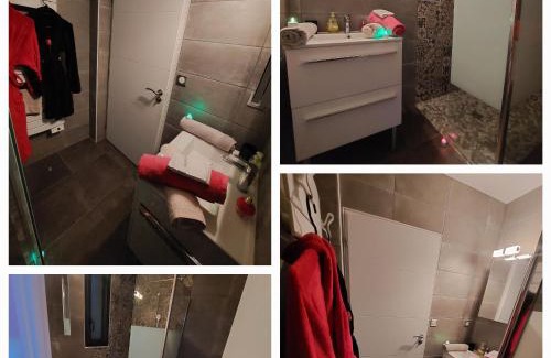 Ychoux Villa | Un Séjour Romantique en couple avec Jacuzzi privé Chromothérapie Jardin Maison privée