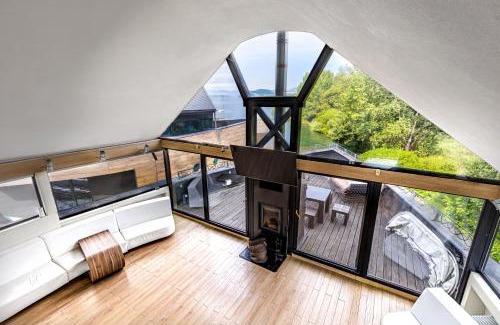 Liptovsky Mikulas House | Unique Boat Shaped House at Lakefront #instaWORTH