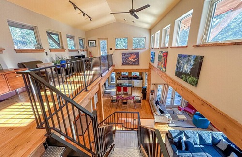 Okanagan-Similkameen Ski Chalet | Unique Riverside Chalet with 1 Acre of Forest