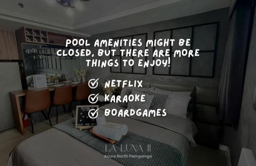 San Fernando Apartment | Unique Studio for Couples with Netflix & Mt Arayat View