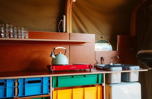 Ouddorp RV Rental | Unique Wikkelhouse camping tent