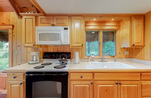 Rangeley Ski Chalet | Updated Cabin plus loft with Rangeley Lake Views, Canoe & Deck