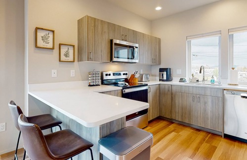 Anacortes House | Updated dog-friendly downtown home with balcony, W/D, partial AC, streaming