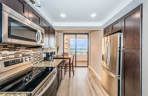 Redington Shores Condo | Updated Gulf Front property with Breathtaking Panoramic views of the Gulf and Intercoastal~ RT14F