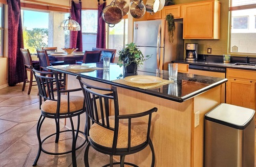 South Mountain House | Upgraded Golfer's Oasis! Heated Pool, BBQ, Gate Guarded & Pet Friendly!