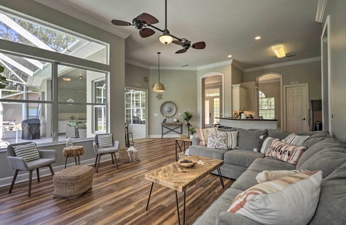 Indian Trails House | Upscale Palm Coast Home w/Pool: 7 Mi to Beaches!