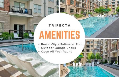 Third Ward Apartment | Uptown 4th Ward Luxury Apt Year-Round Pool