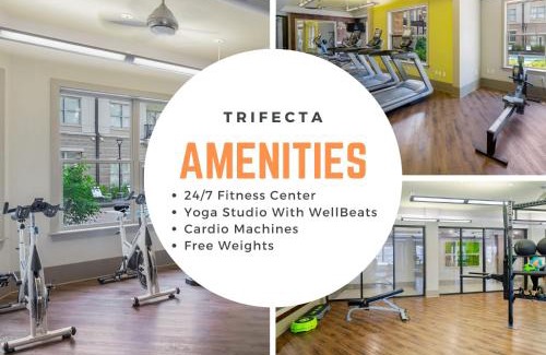 Third Ward Apartment | Uptown 4th Ward Luxury Apt Year-Round Pool