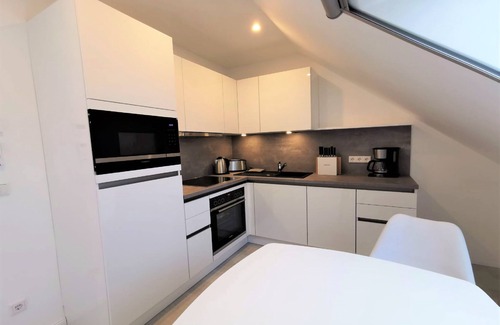 Gross Zicker Apartment | Vacation apartment with roof terrace and sea view - Haus Inselwind FeWo MEERwasser