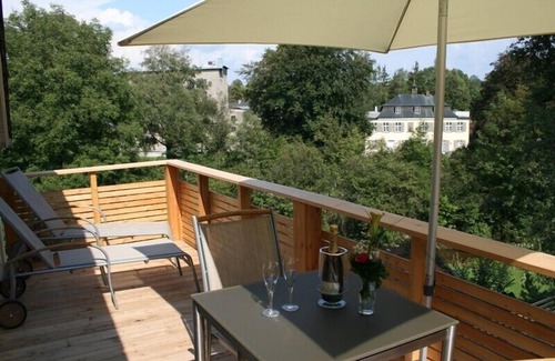 Bad Aibling Apartment | Vacation apartment 4, 34 sqm, upper floor with south-facing balcony