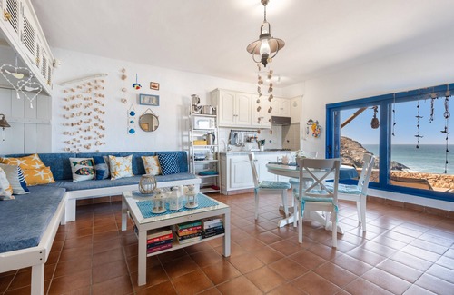 Ajuy House | Vacation Home 'Sea and Siesta' with Sea View, Private Terrace and Wi-Fi