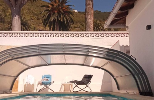 Los Gomez House | Vacation home with sea view, tropical garden and pool