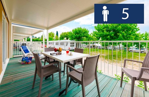 Colà Di Lazise House | Vacation village Le Palme Mobilehome Prestige for 5 people