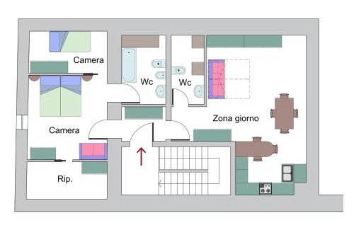 Cividale del Friuli Apartment | Vecchie Tre Colonne