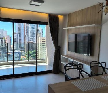 Meireles Apartment | Vento Terral - 42m, Novo, Alto Padrão, Frente Mar
