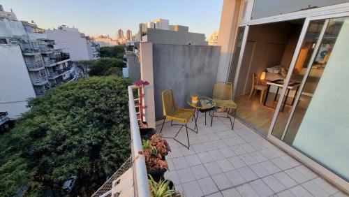 Recoleta Apartment | Very bright apartment queen bed + terrace/Palermo
