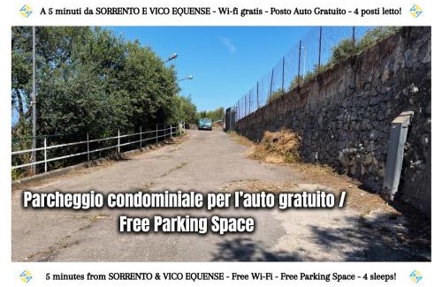 Monte Chiaro Apartment | VICO EQUENSE - Casa con POSTO AUTO e Vista sul Mare a 10 minuti dalle spiagge