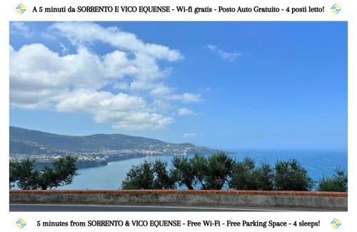 Monte Chiaro Apartment | VICO EQUENSE - Casa con POSTO AUTO e Vista sul Mare a 10 minuti dalle spiagge
